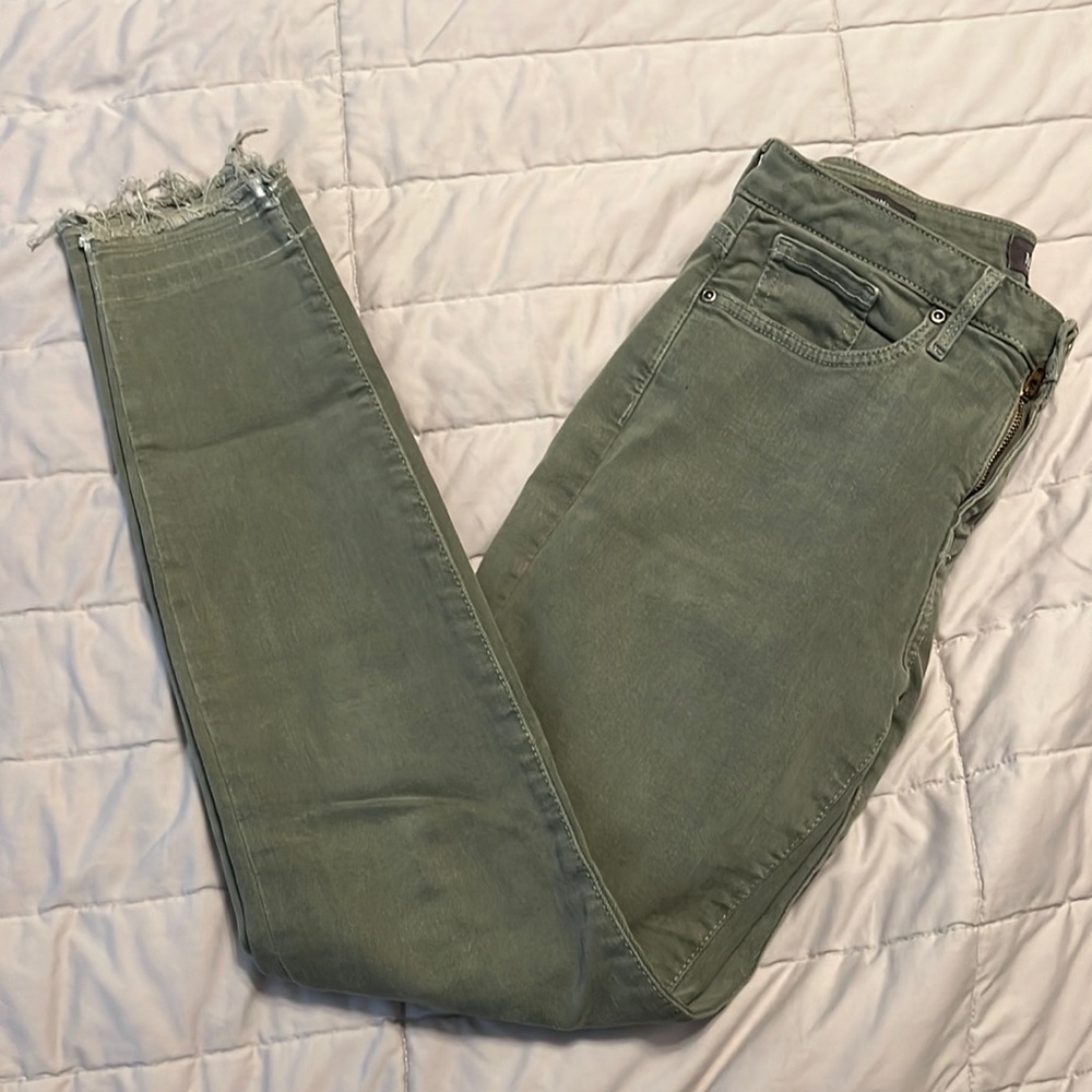 NYDJ AMI Olive Skinny Jeans